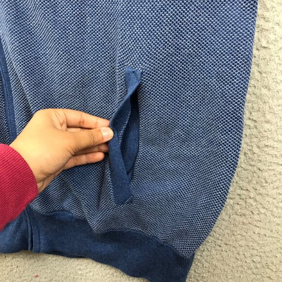 Polo Ralph Lauren Mens Blue Zip-Up Sleeveless Sweater Vest Size XL Cotton - Picture 5 of 9